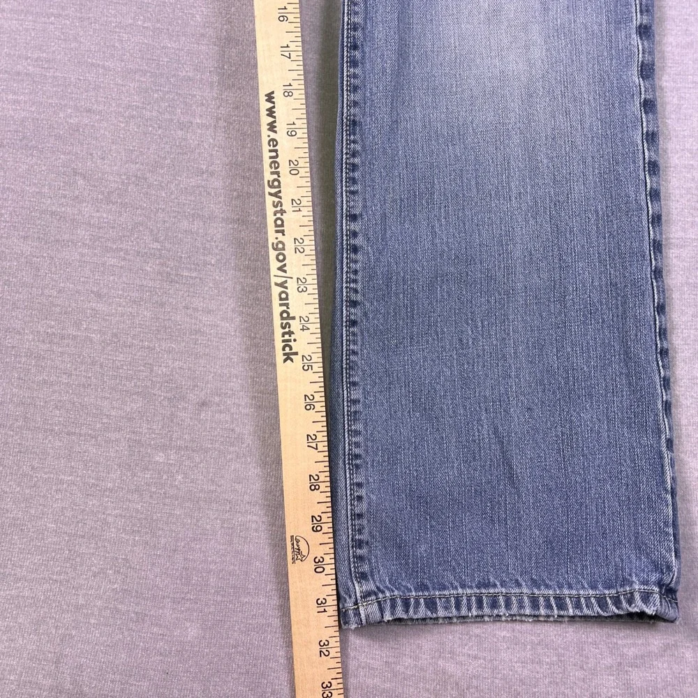Apt. 9 Standard Fit Mid Rise Straight Leg Jeans Mens 34x34 Blue Denim